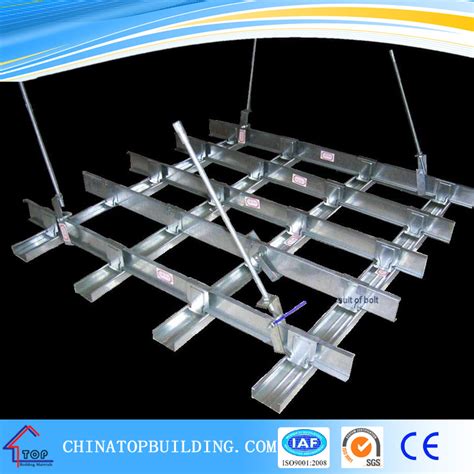 suspended steel channel system.